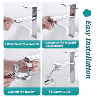 Aireador de grifo con filtro de rotación de 1080 °, boquilla de ahorro de agua para cocina, Universal, burbujeador, extensor de cabezal antisalpicaduras - details 7