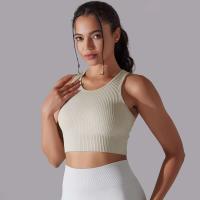 Hamidou-Sujetador deportivo para mujer, ropa interior de gimnasio, hilo Sexy, informal, a rayas, sin costuras, Top ajustado para gimnasio - details 26