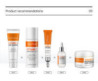 JoyPretty-Kit de cuidado de la piel Facial con vitamina C, crema blanqueadora para piel oscura, limpiador de suero, conjunto hidratante para aclarar la piel Facial, 5 uds. - details 17