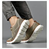 Zapatos ligeros para caminar para hombre, Zapatillas de malla transpirables, informales, para exteriores - details 2