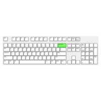 Safe Exit R1 2U Backspace Shine Through Keycaps ABS grabado retroiluminado Keycap para teclado nical - details 5
