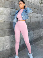 Conjunto deportivo de dos piezas de manga larga, nuevo traje informal de moda para mujer - details 44