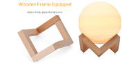 Lámpara de mesa de luz 3D con estampado de Júpiter, lámpara de Luna colorida, recargable, cambio táctil, Usb, luz Led nocturna, decoración del hogar, regalo creativo - details 5