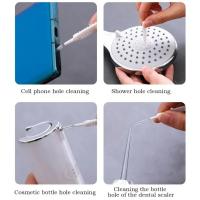 10-40 Uds cepillo de limpieza de ducha baño Micro cepillo de nailon boquilla herramientas de limpieza antibloqueo accesorios de baño - details 3