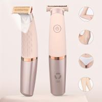 Depiladora eléctrica para mujer, afeitadora Facial corporal, recortadora de piernas, recortadora de Bikini, adecuada para brazos, axilas, depilación - details 5