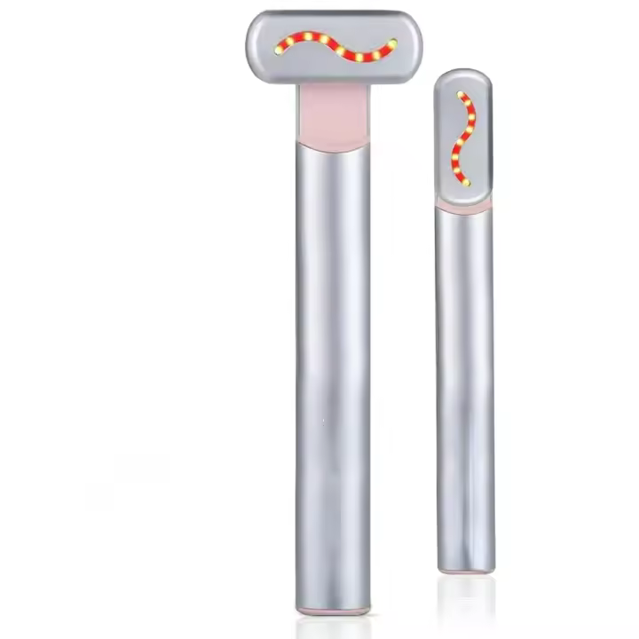 Varilla de Cuidado de la Piel con Luz LED Roja Portátil para Rostro y Cuello Masaje Vibrante y Sensor Inteligente de Marca Scttomon - 1