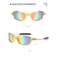 Gafas de sol deportivas coloridas para hombres y mujeres, gafas de sol a prueba de viento, 400, retro - details 9