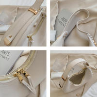 Bolso tote de moda para mujeres Bolso de lujo de medio cuarto Luna bolso de hombro de marca para damas Bolso de axila de cuero PU y monedero - details 32