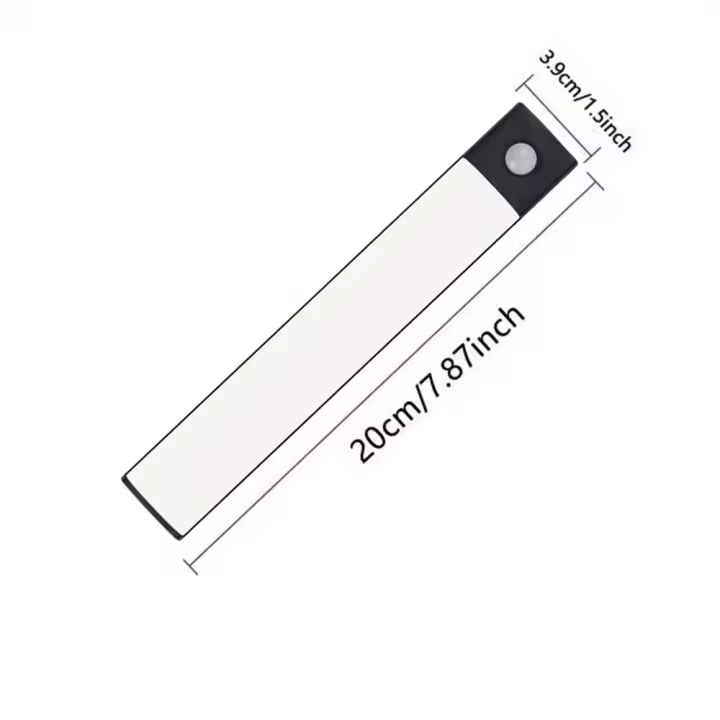 Luz con Sensor de movimiento, luz magnética activada por movimiento, iluminación de carga USB inalámbrica, luz nocturna - 1