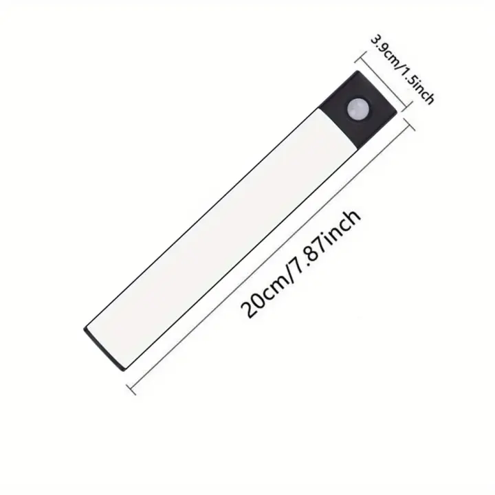 Luz con Sensor de movimiento, luz magnética activada por movimiento, iluminación de carga USB inalámbrica, luz nocturna - 1