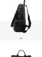 Mochila Vertical de Pu para mujer, bolso cruzado de viaje de gran capacidad, tendencia informal - details 27