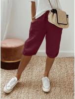 Pantalones Casuales de Verano de Algodón Lino Pantalones Cortos de Moda Callejera para Mujeres - details 7