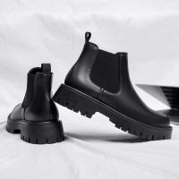 Botines de cuero PU de alta calidad para hombre, talla grande, para banquete de boda, Oxford, otoño e invierno, tallas 38-44 - details 9