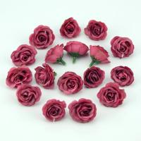 Mini cabezas de rosas artificiales de seda para decoración del hogar, accesorios artesanales de flores falsas, 10/50/100 piezas, 2,5 cm - details 1