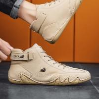 Botas Informales De Motocicleta Para Hombre, Zapatos Impermeables De Alta Calidad, Calzado De Lujo, Invierno, 2023 - details 3