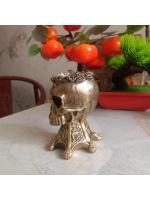 Cráneo de Halloween Popular, escultura de resina para decoración del hogar, maceta de flores, adorno para vacaciones - details 8