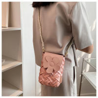 Bolsa de Teléfono Móvil de Lujo Ligera con Cadena de Perlas Bolsa de Verano a la Moda para Mujeres - details 15