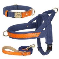 Collar de Cuero de Nylon para Perros Correa de Captura de Mascotas sin Tirón para Perros Pequeños y Grandes Correa de Vestir de Mascotas - details 8