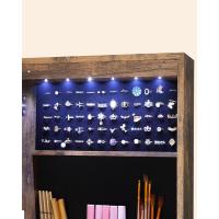 Armario de Joyas con Espejo LED, Joyero con Cerradura, Organizador con Cajón y Estante, Idea de Regalo, Blanco Nube JJC025W01, 41.5x37x157cm - details 32