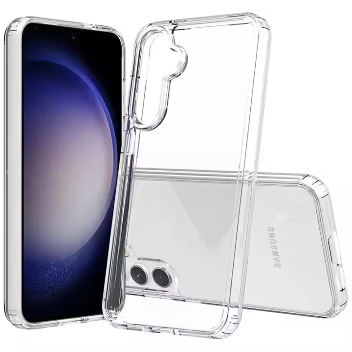 Funda transparente para Samsung Galaxy S25 S24 S23 Ultra S22 S21 Plus Fe, funda a prueba de golpes A54 A14 A16 A53 A52S A56 A15 A35 A55 - 1