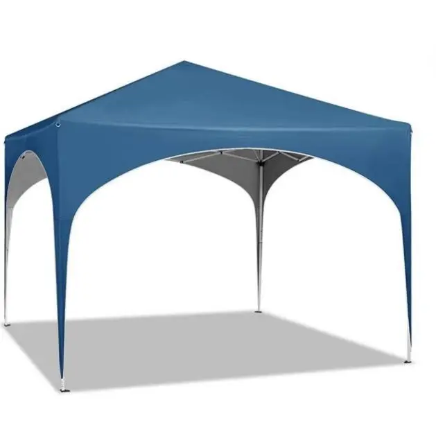 Gazebo Party Tent Gazebo emergente impermeable, protección solar, tela Oxford y estructura de metal 3x3m azul - 1