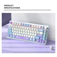 El macro del eje verde define el teclado del juego Teclado mecánico luminoso de colores mezclados - details 35