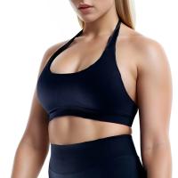 Sujetador deportivo sin costuras con cuello Halter para mujer, ropa deportiva realzadora con espalda abierta, camiseta sin mangas para gimnasio, Fitness, Yoga, entrenamiento - details 14