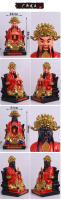 Guangji King Buddha 1216 pulgadas abrigo rojo dorado resina decoración del hogar pintado Monte Wutai Dragón Cinco Dios - details 1