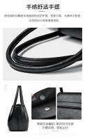 Bolso cruzado informal y versátil para mujer, bolso de mano plisado de un solo hombro, grande - details 3