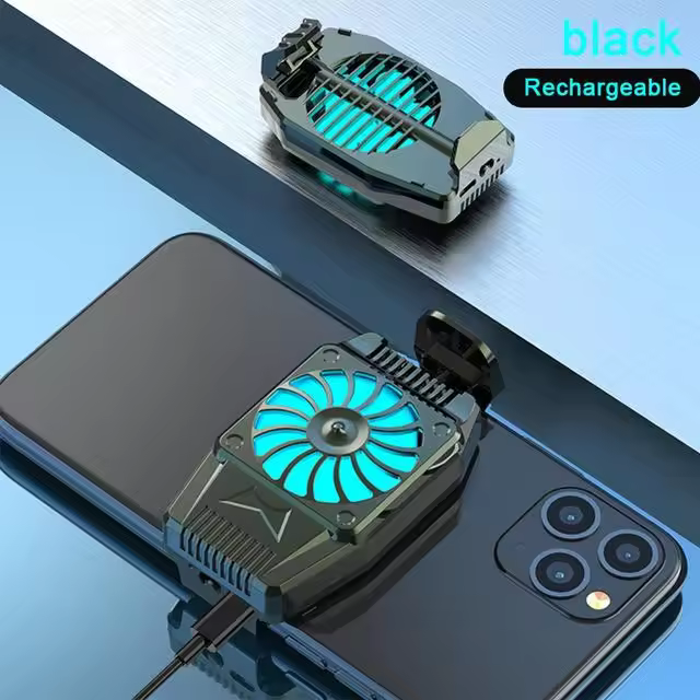 Ventilador de Enfriamiento Mini para Teléfono Móvil Radiador Turbo para IPhone, Samsung, Xiaomi - 1