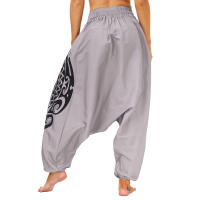 Pantalones harén con parte inferior caída para mujeres y hombres - details 7