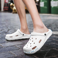 Sandalias de jardín antideslizantes para hombre, zuecos de goma con agujeros, informales, a la moda, novedad de verano, 2021 - details 13