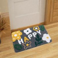 Alfombra absorbente Extra gruesa para baño, Material absorbente, alfombra flocada de tacto suave, lavable a máquina, diseño antideslizante, alfombrilla para suelo - details 1