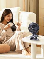 Ventilador USB Portátil con Luz Nocturna Rotación de 360°, 3 Velocidades, Silencioso y Ahorro Energético para Cama/Escritorio/Pared - details 13