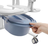 Silla de ruedas hidráulica de elevación para pacientes para el hogar, familias de sillas de ruedas de transporte, residencias de ancianos y hospitales 61*51 cm/24*20,1 pulgadas - details 7