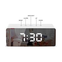 Despertador LED digital, reloj digital de mesa con alarma de larga duración, monitor de temperatura, para decoración del hogar - details 4