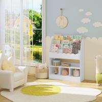 Librería Infantil Blanca Estante de Almacenamiento con 4 Niveles y Compartimentos para Jardín de Infantes y Habitación - details 7