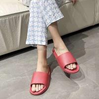 Nuevas sandalias de alta calidad, zapatillas de cuero genuino a bajo precio, fábrica interior 2024 - details 5