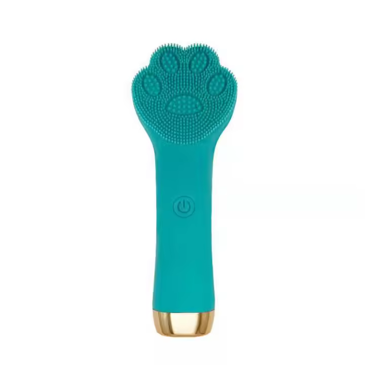 Cepillo eléctrico de silicona para limpieza facial, masajeador con vibración, eliminador de espinillas y poros, herramienta - 1