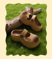 Kapibara agujero zapatos de las mujeres nuevo verano desgaste Mary Jane sandalias de playa bolsa cabeza media zapatillas - details 9