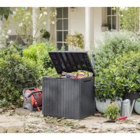 Arcón exterior Baúl de almacenamiento de resina marrón Capacidad de 270L - details 16
