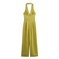 OUWU- Estilo Callejero Otoño Nueva Ropa De Mujer Casual Y De Moda Estilo Europeo Y Americano Mono Con Textura De Seda Simple - details 2