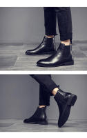 Chelsea botas de cuero genuino otoño e invierno botas de los hombres británicos - details 7