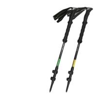 Bastón de trekking Longitud ajustable 62-135 cm Aleación de resistencia Accesorio de senderismo de madera - details 4
