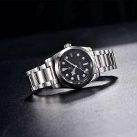 Reloj Automático de Lujo Premium PAGANI DIZAIN Crisálida de 36MM Vidrio de Zafiro Correa de Cuero - details 9