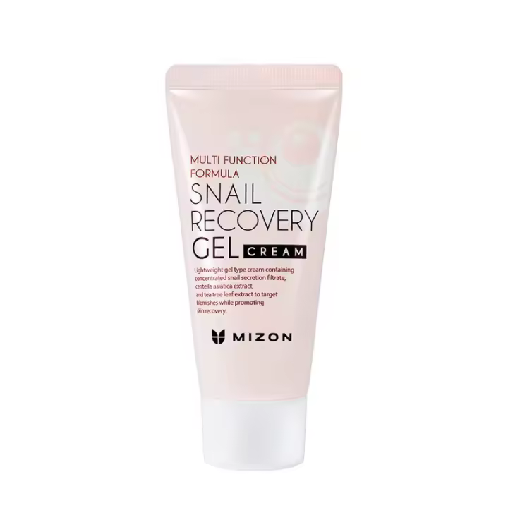 MIZON Crema en gel de recuperación de caracol, cuidado de las arrugas, elasticidad de la piel, humedad, sin fragancia, sin parabenos (45 ml 1,52 fl. oz) - 1