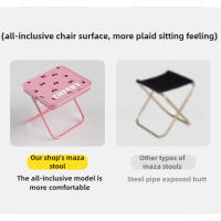 Taburete plegable para exteriores, silla de Camping, taburete para parque, Picnic, portátil, con cremallera, pequeña silla de pesca, silla plegable para jardín - details 5