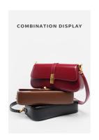 Piel de vaca de alta calidad de nicho Baguette Bolsa, Premium Feeling bolsa de axila, las mujeres 2025 Nuevo Cien Bolsa de hombro, bolsa de crossbody - details 11