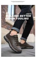 Nuevos deportes multifuncionales de cuero de fibra ultrafina de alta gama para hombre para moda al aire libre, antideslizantes, impermeables y transpirables - details 12
