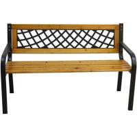 Banco de Madera para Jardín Terraza o Patio de 2 Plazas con Resalto y Soporte de Brazo - details 2